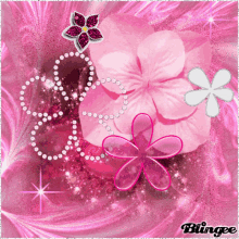 Sparkling Flowers GIF - Sparkling Flowers Pink Flowers GIFs