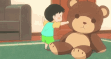 bear fight hit teddy bear kids