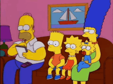 Homer Simpson Writing Down GIF