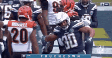 los angeles chargers chargers touchdown la chargers nfl
