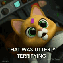 That Was Utterly Terrifying Sox GIF - That Was Utterly Terrifying Sox Lightyear GIFs
