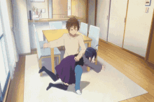 anime rikka takanashi spank spanking yuta togashi