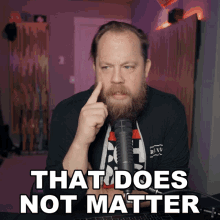 That Does Not Matter Ryan Bruce GIF - That Does Not Matter Ryan Bruce Fluff GIFs