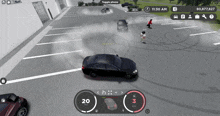 a screenshot of a video game that says toggle phone on the top left