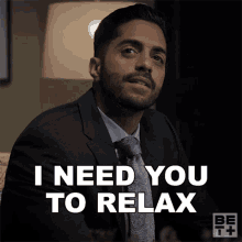I Need You To Relax Agent Malcolm Green GIF - I Need You To Relax Agent Malcolm Green Ruthless GIFs