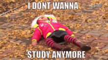 I Dont Wanna Study Anymore Crying GIF - I Dont Wanna Study Anymore Study I Dont Wanna GIFs