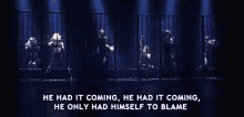 He Had It Coming - He Only Had Himself To Blame GIF - Chicago Cell Block Tango He Had It Coming GIFs