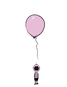downsign wean balloon pink air