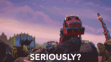 a cartoon scene with seriously written in the bottom right corner