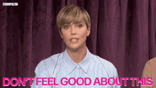 Dont Feel Good About This Charlize Theron GIF - Dont Feel Good About This Charlize Theron Its Not Okay GIFs