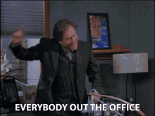 Everybody Out The Office Jack Gallo GIF - Everybody Out The Office Jack Gallo George Segal GIFs