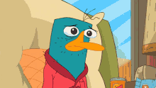 Phineas And Ferb Perry The Platypus GIF - Phineas And Ferb Perry The Platypus Blowing Nose GIFs