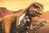 a picture of a dinosaur with pixverse.ai on the bottom right