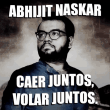 Abhijit Naskar Naskar GIF - Abhijit Naskar Naskar Caer Juntos Volar Juntos GIFs