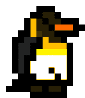 Penguin Pixel Pixelart Sticker - Penguin Pixel Pixelart Stickers