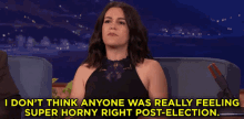Post-election Vibes GIF - Abbi Jacobson Post Election I Dont Think Anyone Was Really Feeling Super Horny Right Post Election GIFs