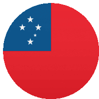 Samoa Flags Sticker