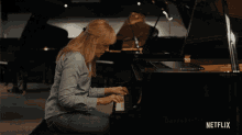 Piano Playing Laura Oliver GIF - Piano Playing Laura Oliver Toni Collette GIFs
