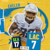 Los Angeles Chargers (7) Vs. Seattle Seahawks (17) Second Quarter GIF - Nfl National Football League Football League GIFs