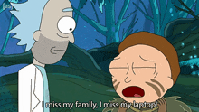 I Miss My Family I Miss My Laptop Rick And Morty GIF - I Miss My Family I Miss My Laptop Rick And Morty I Miss My Parents GIFs