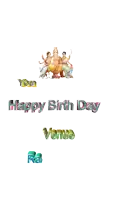a poster that says ' you are invited on the celebration of happy birth day '