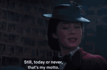 Mary Poppins Returns Today Or Never GIF - Mary Poppins Returns Today Or Never Now Or Never GIFs