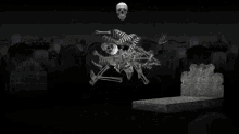 Caveira Dança GIF - Caveira Dança Skull GIFs
