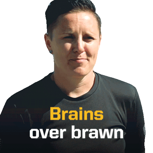 Brains Over Brawn Alana Warnick Sticker - Brains Over Brawn Alana Warnick Canadas Ultimate Challenge Stickers