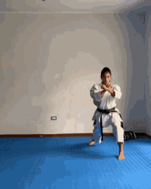 woman karate