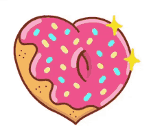Heart Donut GIF