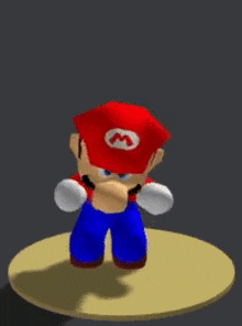 Super Mario Mario 64 GIF - Super Mario Mario 64 Emote GIFs