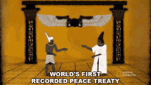 Worlds First Recorded Peace Treaty Lost Treasures Of Egypt GIF - Worlds First Recorded Peace Treaty Lost Treasures Of Egypt Peace Agreement GIFs