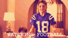 Watching Football GIF - Watching Football Selena Gomez Football GIFs