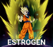 Estrogen Goku GIF - Estrogen Goku Super Saiyan GIFs