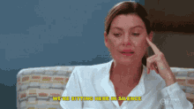 Greys Anatomy Meredith Grey GIF - Greys Anatomy Meredith Grey Were Sitting Here In Silence GIFs
