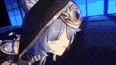 a cartoon character wearing a hood and goggles looks at the camera