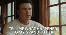 Grandfather What Happened GIF - Grandfather What Happened Chris Evans GIFs