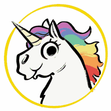 unicorn fabolous rainbow sparkle horse