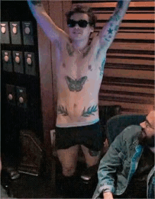 Harry Styles Shirtless GIF - Harry Styles Shirtless Sunglasses GIFs