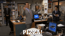 The Office Pizza GIF - The Office Pizza Party GIFs