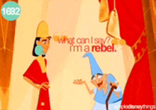What Can I Say I’m A Rebel Emperor'S New Groove GIF