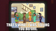 That’s What I Was Tellin You Before Cleveland Show GIF - That’s What I Was Tellin You Before Cleveland Show GIFs