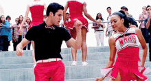 Glee Blaine And Santana GIF - Glee Blaine And Santana Blaine And Santana Dancing GIFs