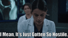 Greys Anatomy Monica Beltran GIF - Greys Anatomy Monica Beltran Hostile GIFs