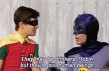 batman robin drinker human beings vintage