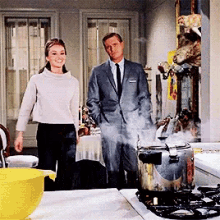 Audrey Hepburn Cooking GIF