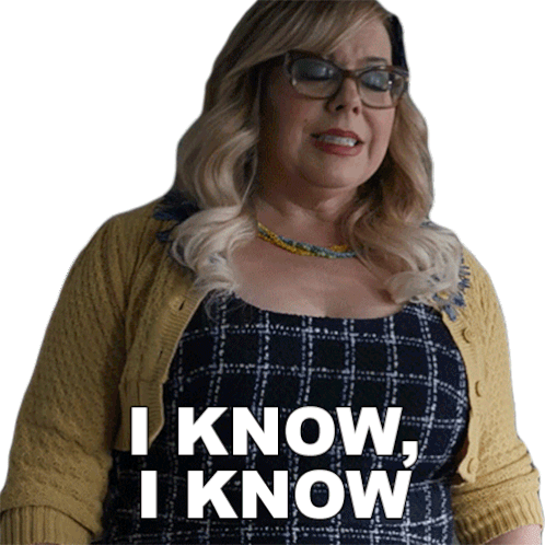I Know I Know Penelope Garcia Sticker - I Know I Know Penelope Garcia Criminal Minds Evolution Stickers
