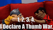 Sml Thumb Wrestle GIF - Sml Thumb Wrestle 1 2 3 4 I Declare A Thumb War GIFs