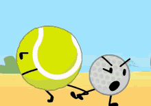 Bfdi Battle For Dream Island GIF - Bfdi Battle For Dream Island Bfdi Tennis Ball GIFs