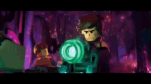 a cartoon of a man holding a glowing object in his hand